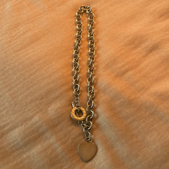 Tiffany & Co. Heart Tag Toggle Necklace in Silver - Picture 3 of 3
